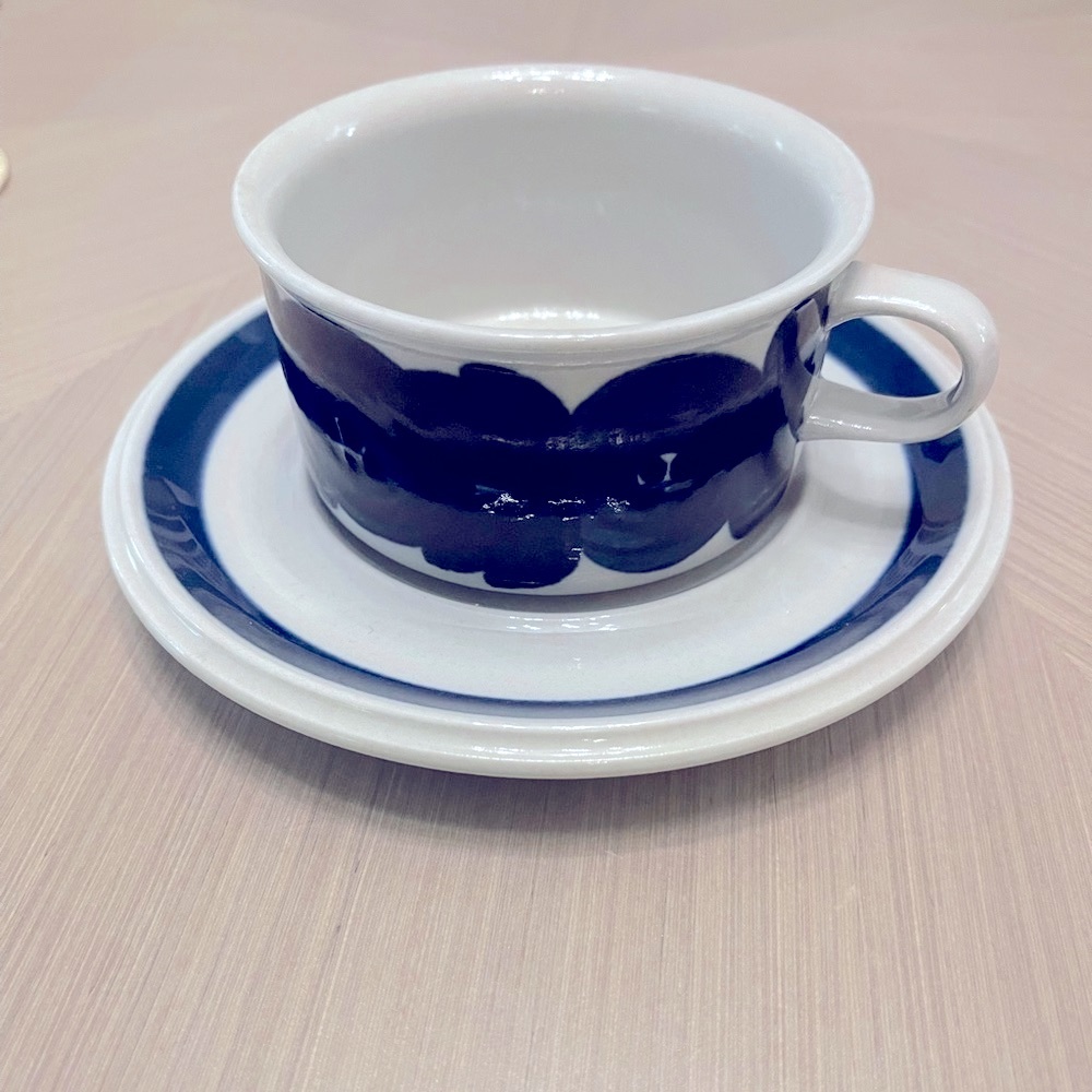 Blue Anemone Cup & Saucer